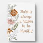 Dankbare bloemen en bladeren fotoplaat (voorkant)