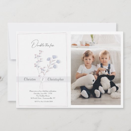 Dankbare botanische foto kaart (Voorkant)