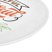 dankbare dankbare gezegde Thanksgiving vakantie Snijplank (Hoek)