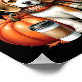 Dankbare dankbare gezegende Beagle Dog Happy Herfs Poster (Hoek)