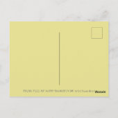 DANKBARE DIKKE HUYD, DANKBARE PELGRIM OLIFANT BRIEFKAART (Achterkant)