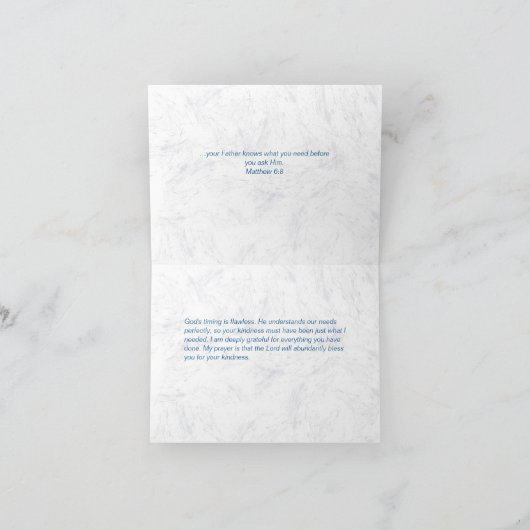 Dankbare Eend: Dankkaart Kaart (Binnen)