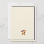 Dankbare en dankbare Thanksgiving Dag Kaart (Achterkant)