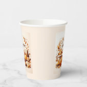 Dankbare feestelijke Thanksgiving Papieren Bekers (Links)