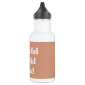 Dankbare gezegende Herfst Neutraal Waterfles (Rechts)