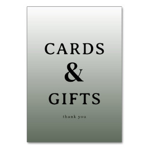 Dankbare grijze minimalistische bedankkaart kaart