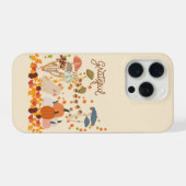 Dankbare Herfst Konijn iPhone Hoesje (Achterkant horizontaal)