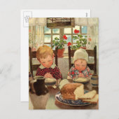 Dankbare Kinderen door Jessie Willcox Smith Feestdagenkaart (Voorkant / Achterkant)