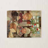 Dankbare Kinderen door Jessie Willcox Smith Legpuzzel (Horizontaal)