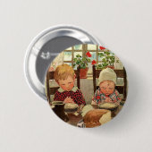 Dankbare Kinderen door Jessie Willcox Smith Ronde Button 5,7 Cm (Voorkant /achterkant)