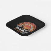 Dankbare Leraar Gezegende Thanksgiving School Papieren Bordje (Gebogen)