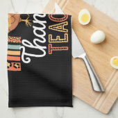 Dankbare Leraar Gezegende Thanksgiving School Theedoek (Quarter Fold)