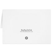 Dankbare Liefde Trouwen Dank u Card Chalk (Achterkant Horizontaal)