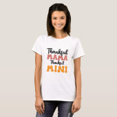 Dankbare Mama Dankbare Mini - Herfst T-shirt (Voorkant volledig)