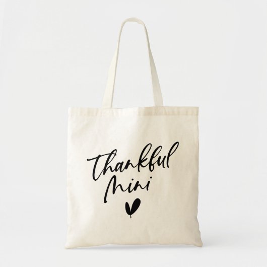 Dankbare Mini Tote Bag (Voorkant)