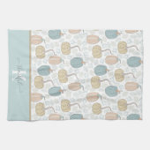 Dankbare Monogrammed Keuken Handdoeken (Horizontaal)