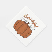 Dankbare Pompoen Servetten (Hoek)