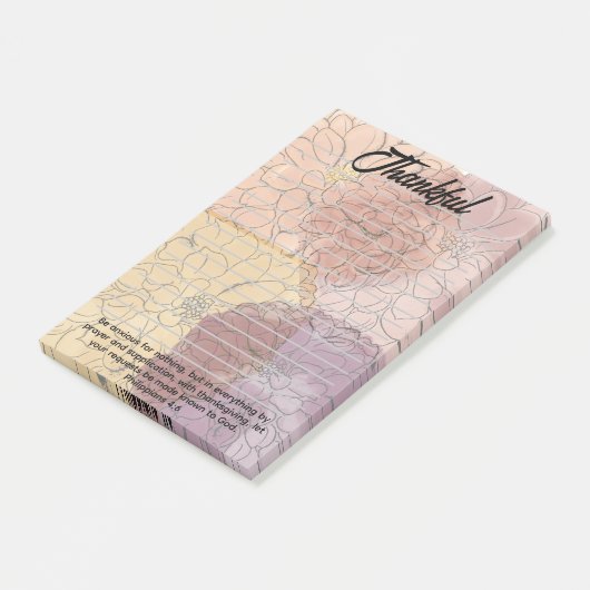 Dankbare Post-Its Post-it® Notes (Schuin)