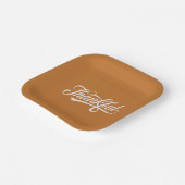  Dankbare Thanksgiving Herfst Gift Papieren Bordje (Gebogen)