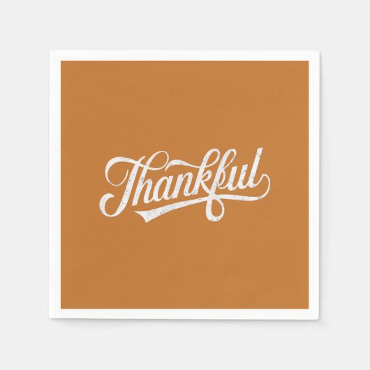 Dankbare Thanksgiving Herfst Gift Servet (Voorkant)