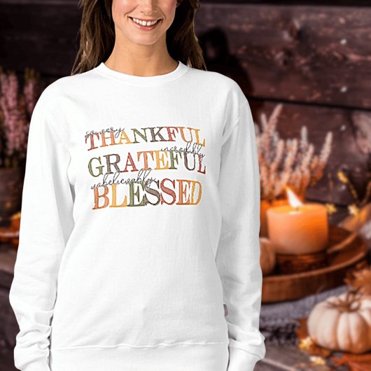 Dankbare Thanksgiving sweatshirt