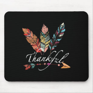 Dankbare veer en pijl Herfst - Thanksg Muismat