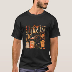 Dankbare Verpleegster Herfst Stethoscoop Coquette  T-shirt