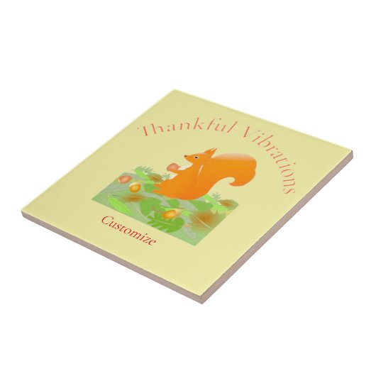 Dankbare Vibes Eekhoorn Thunder_Cove Tegeltje (Zijkant)