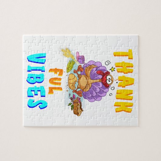 Dankbare Vibes Legpuzzel (Horizontaal)