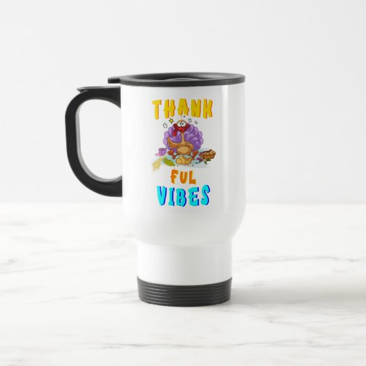 Dankbare Vibes Reisbeker (Links)