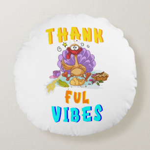 Dankbare Vibes Rond Kussen