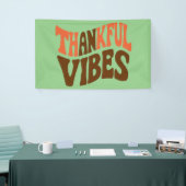 Dankbare Vibes Thanksgiving  Dankbaar Spandoek (Beurs)