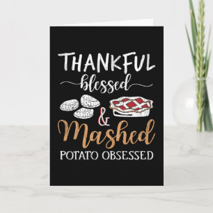 Dankbare Zegenrijke Familie Kids Matching Thanksgi Kaart