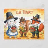 Dankdag Briefkaart (Voorkant)