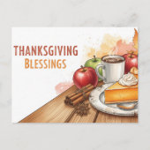 Dankdag Briefkaart (Voorkant)