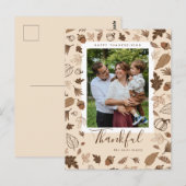 Dankdag Briefkaart (Voorkant / Achterkant)