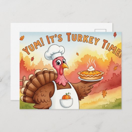 Dankdag Briefkaart (Voorkant / Achterkant)