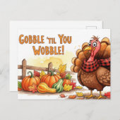 Dankdag Briefkaart (Voorkant / Achterkant)