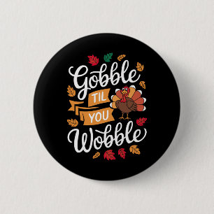 Dankdag Dankbaar Diner Jongens Meisjes Kinderen G Ronde Button 5,7 Cm