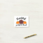 Dankdag Dankbaar Post-it® Notes (Op bureau)