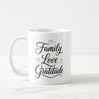 Dankdag Familie Erkentelijkheid Koffiemok