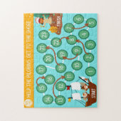 Dankdag Help de Pilgrims Aankomen aan de Kust Legpuzzel (Verticaal)