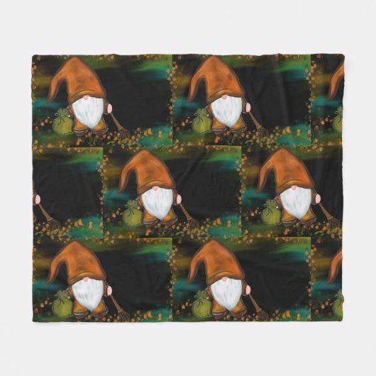 DANKDAG Kabouter Fleece Deken (Voorkant (Horizontaal))