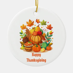 Dankdag Keramisch Ornament