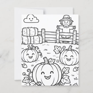 Dankdag kleurontwerp voor kinderen