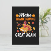 Dankdag Maak Dankdag Groot Opnieuw Kaart (Staand voorkant)