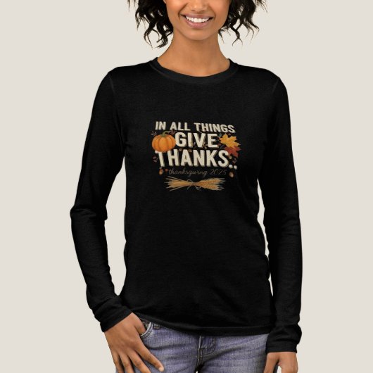 Dankdag Tri-Blend shirt (Voorkant)