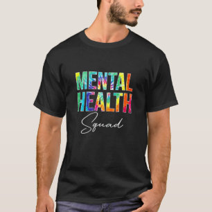 Dankdag voor de Mental Health Squad voor vrouwen T-shirt