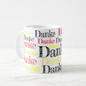 Danke allemand merci tasse (Devant gauche)