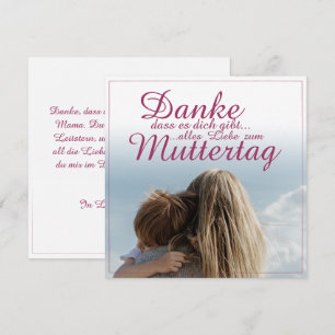 Danke, dass es dich Gibt, Muttertag, Mutter & Kind